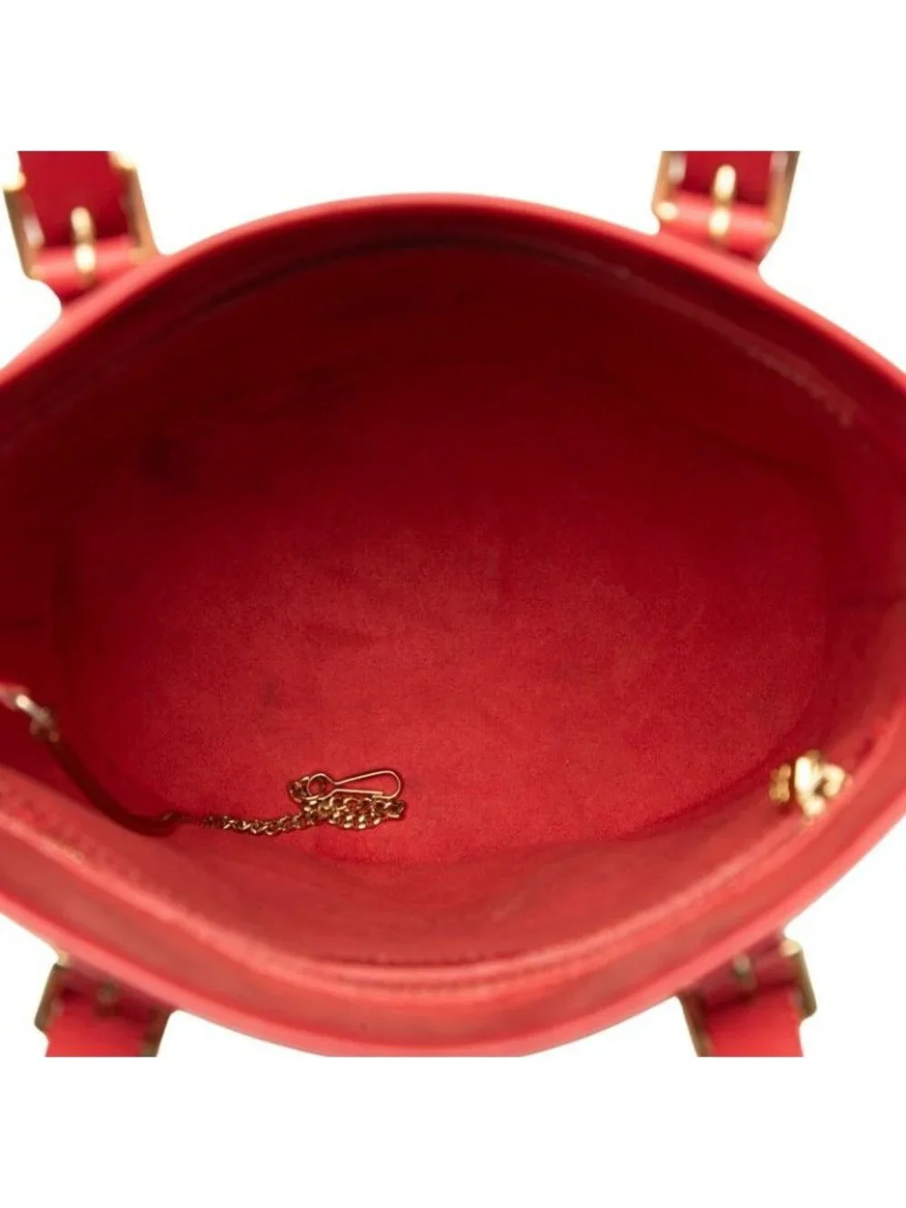 Louis Vuitton Epi Bucket PM Tote Shoulder Bag Rouge Red Leather